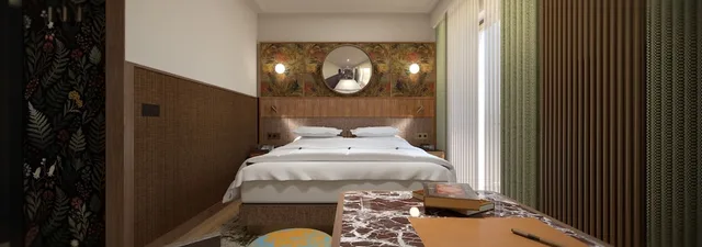 غرفة بسرير كينج لذوي الإعاقة، Skald Hotel Akureyri, Curio Collection by Hilton 7/7