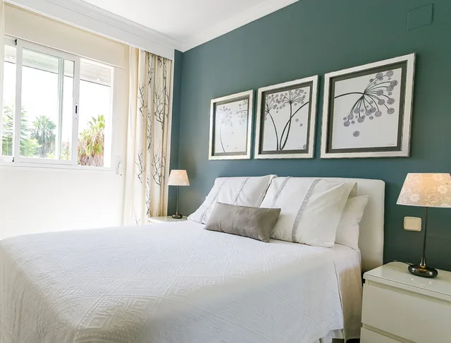 شقة بسرير مزدوج وسريرين منفصلين بغرفتي نوم، Apartamento Dama de Luna Marbella 1/8