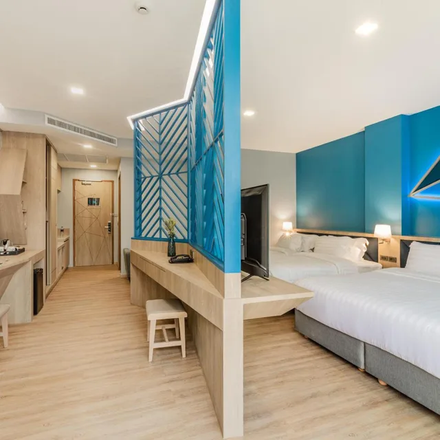 غرفة ديلوكس رباعية، Bluesotel Smart Krabi Aonang Beach Adults Only 4/10