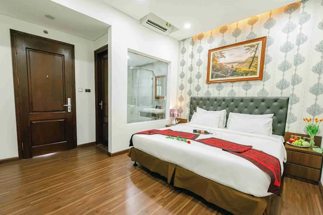 غرفة قياسية بسرير كوين، New Century Hotel Cau Giay 5/10