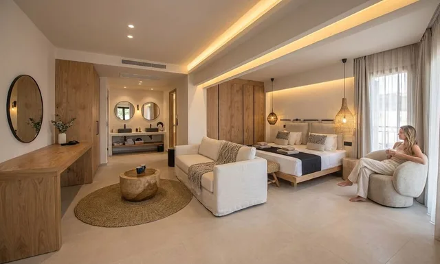 جناح سوبيريور بسرير كينج مع أريكة، Indigo Suites Collection 4/5