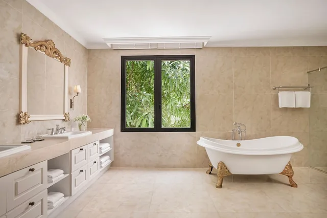 فيلا بسريرين مزدوجين بإطلالة على الحديقة بـ3 غرف نوم بمسبح خاص، Nha Trang Marriott Resort & Spa Hon Tre Island 4/4