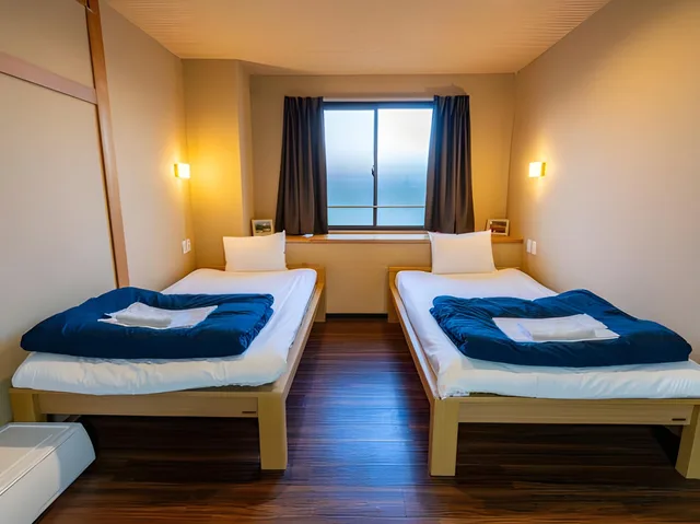 غرفة يابانية قياسية بفرشتي فوتون بحمام مشترك، Guest House Ouka - Hostel 1/3