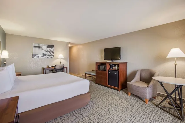Room, King Bed, Lake Side, Balcony، Best Western Harbour Pointe Lakefront 3/5
