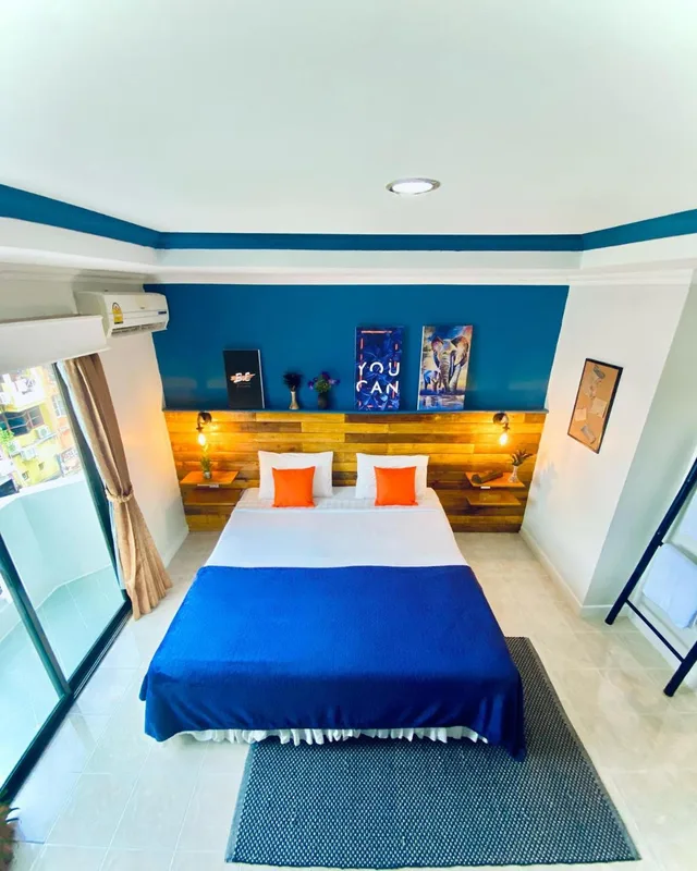 غرفة ديلوكس بسرير مزدوج بشرفة، Baan Paradise Hotel 1/10