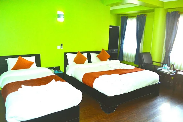 غرفة عائلية بسرير مزدوج وسرير فردي، Hotel Access Nepal 2/10