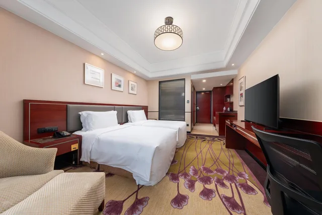 غرفة سوبيريور بسريرين منفصلين، Hotel Wuxi 3/5