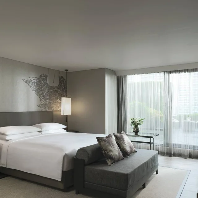 2 Bedrooms, Connecting, Family Suite, Suite, Club Lounge Access، Bangkok Marriott Marquis Queens Park 3/8