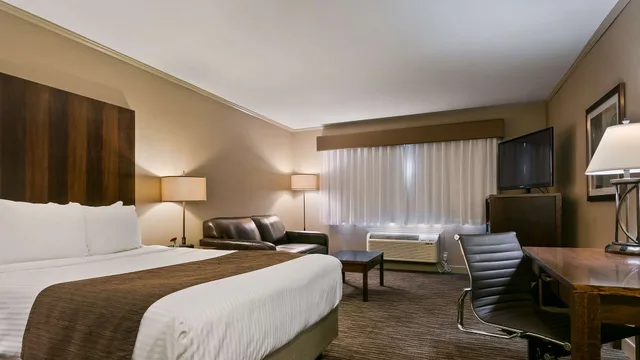 غرفة قياسية بسرير كينج يُسمح فيها بالحيوانات الأليفة، Best Western Mountainview Inn 3/6