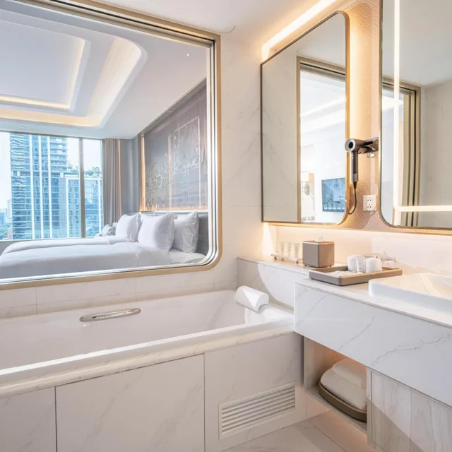 غرفة سيغنتشر متصلة بريستيج بسرير فردي، Grande Centre Point Prestige Bangkok 3/4