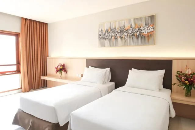 Deluxe, Twin Beds, Mountain View, No Balcony، The Grand Hill Bistro Cafe Resort Hotel 2/7