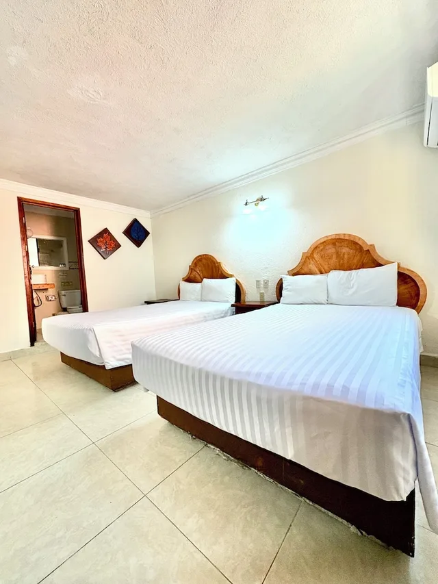 غرفة قياسية بسريرين مزدوجين، Suites Cancun Center 2/7