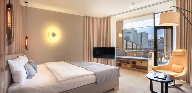 Deluxe, Double Bed, Castle View, City View, Terrace، The President 1/4