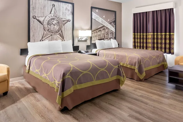 جناح بسريرين كوين، Super 8 by Wyndham Fort Worth Stockyards 5/6