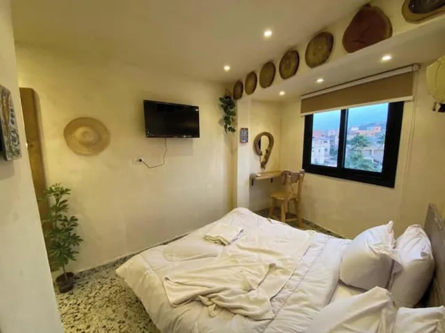 غرفة اقتصادية بسرير كينج بإطلالة على المدينة بحمام خاص، 3 Pyramids View Inn 2/8