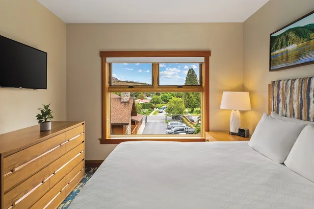 شقة سكنية قياسية بسرير كوين بغرفة نوم واحدة مع أريكة بمطبخ، Worldmark Chelan Lake House 4/7