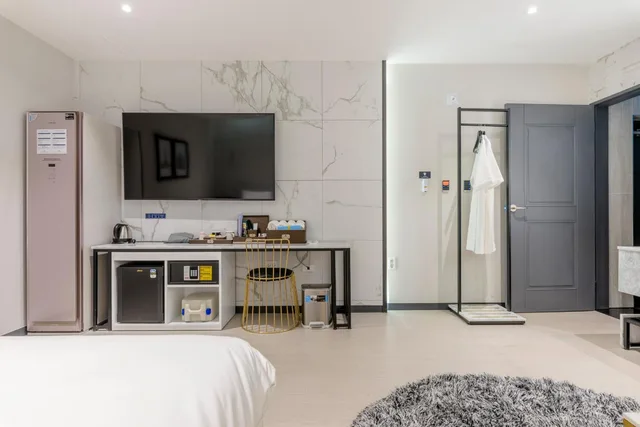 غرفة قياسية بسرير مزدوج، Air Sky Hotel Busan 5/10