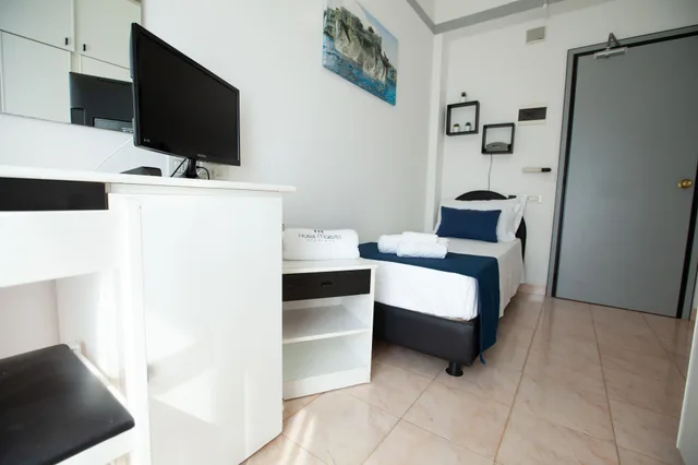 غرفة اقتصادية بشرفة مفردة بسرير فردي، Hotel Maestri 2/8
