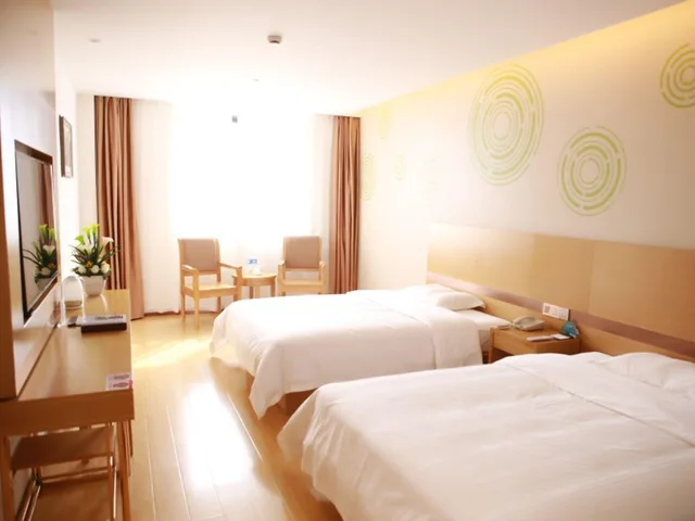 غرفة ثلاثية بثلاثة أسرّة، GreenTree Inn Huzhou Zhili Fortune Plaza Wuxing Avenue Express Hotel 2/2