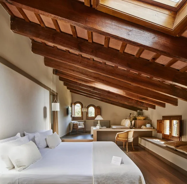 غرفة بسرير مزدوج، Mas Salagros Ecoresort Aire Ancient Baths 3/4