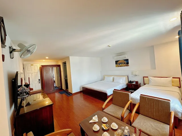 غرفة ديلوكس عائلية بسرير كوين وسرير فردي، A25 Hotel - No. 137 Nguyen Du 5/10