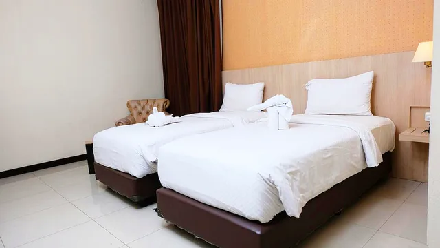 غرفة ديلوكس بسريرين منفصلين للمدخنين، Rio City Hotel Palembang 2/4
