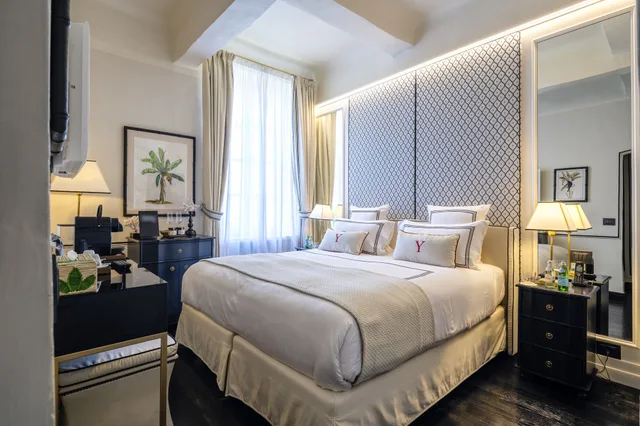 غرفة كلاسيكية بسرير كوين، Hôtel Restaurant Le Yaca 4/8