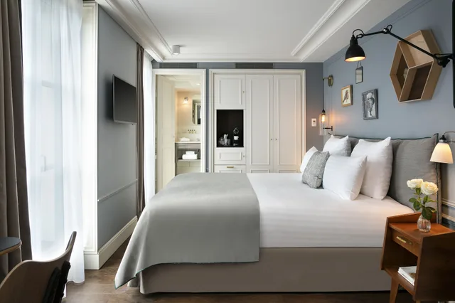 غرفة ديلوكس بسرير كوين بشرفة مع أريكة، Hotel & Spa Royal Madeleine 6/8