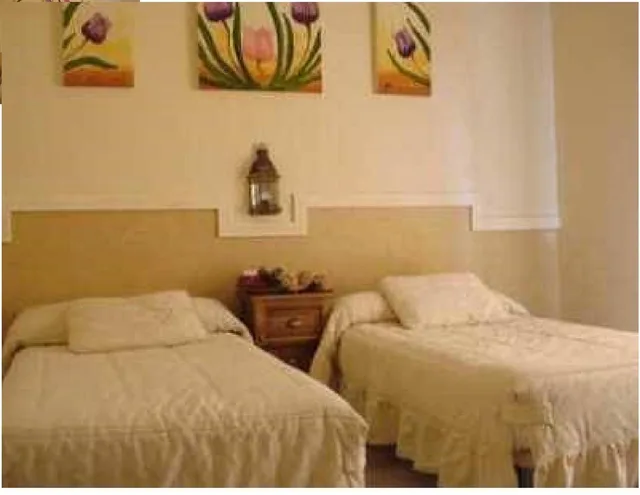 غرفة بسريرين منفصلين بحمام خاص، Hotel Sierra de Araceli Lucena 10/10
