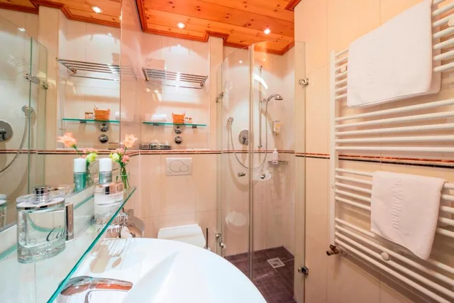 غرفة مفردة بسرير مزدوج، Parkhotel Wallgau 8/8