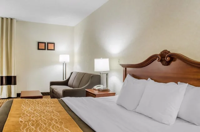 غرفة قياسية بسرير كينج مع أريكة، Comfort Inn West Hazleton 2/6
