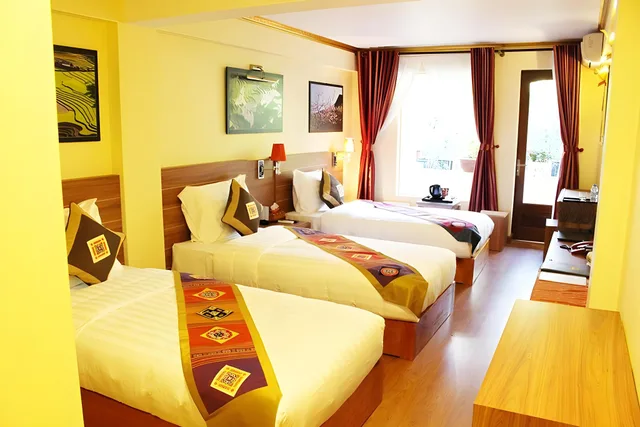 غرفة ثلاثية بثلاثة أسرّة، Sapa Dragon Hotel 2/2