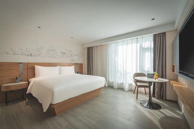 غرفة ديلوكس بسريرين منفصلين بغرفة نوم واحدة، UrCove by Hyatt Nanjing Downtown 7/10