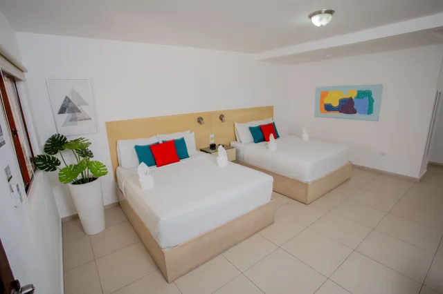غرفة سوبيريور بسريرين كوين بشرفة، Hotel Los Farallones 3/9