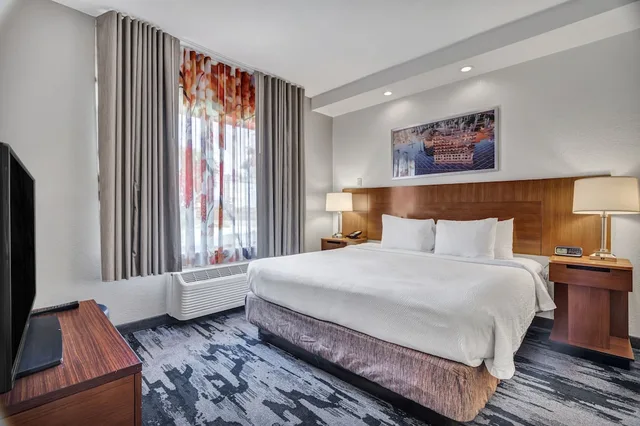 استوديو بسرير كينج مع أريكة لذوي الإعاقة، Fairfield Inn Suites Fort Worth Fossil Creek 1/3