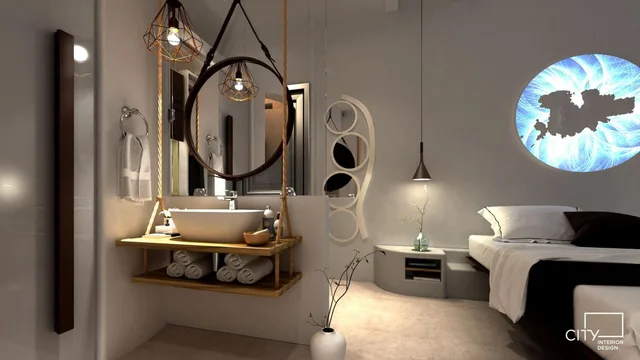 Unique, Junior Suite, Twin Beds, Courtyard View، Absolute Mykonos Suites More 2/2