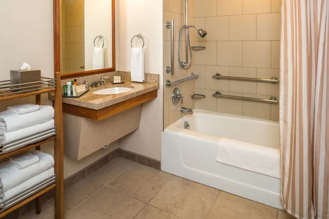 غرفة قياسية بسرير كينج لذوي الإعاقة، Hilton Seattle Airport & Conference Center 2/2