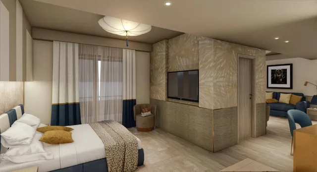 غرفة سوبيريور عائلية بشرفة، Hotel Domidea 2/3