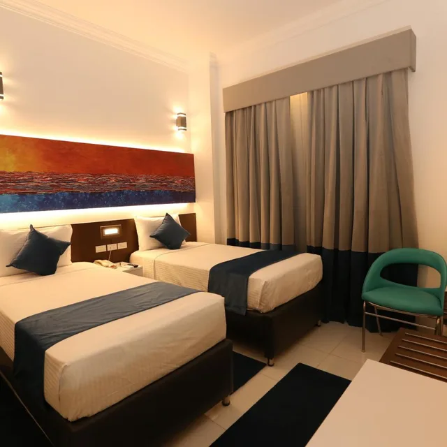 غرفة سوبيريور بسرير مزدوج أو سريرين منفصلين بإطلالة على المسبح، Gloria Aqua Park new Aswan 6/10
