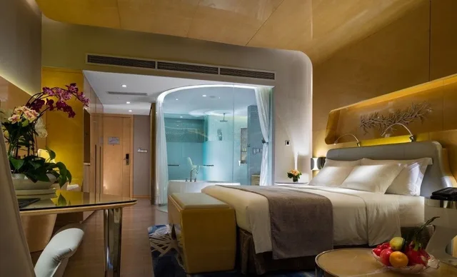 جناح تنفيذي بسرير كينج، Wyndham Grand Hotel Qingdao 2/2