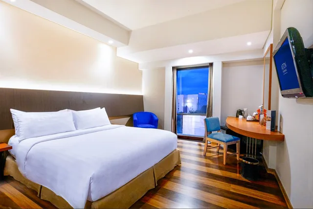 غرفة ديلوكس بسرير مزدوج أو سريرين منفصلين، Aston Palembang Hotel and Conference Center 1/2