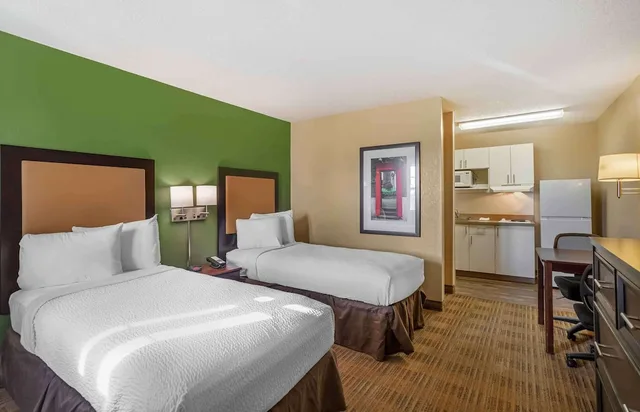 استوديو بسريرين منفصلين، Extended Stay America Seattle - Tukwila 2/3