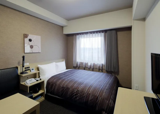 غرفة صغيرة مزدوجة للمدخنين، Hotel Route Inn Kusatsu Ritto -Ritto Inter Kokudo 1 gou- 3/5