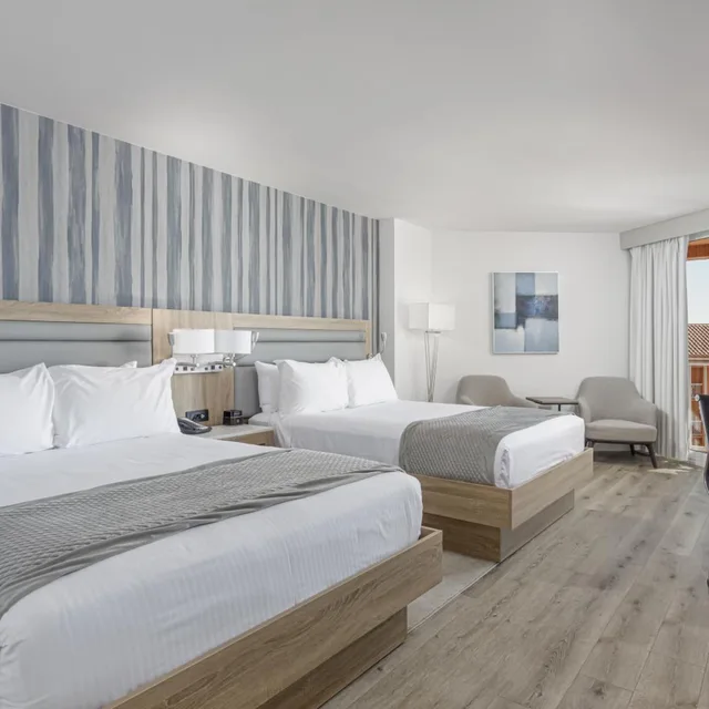 غرفة بسرير كوين بإطلالة على الشاطئ، Perdido Beach Resort 2/10