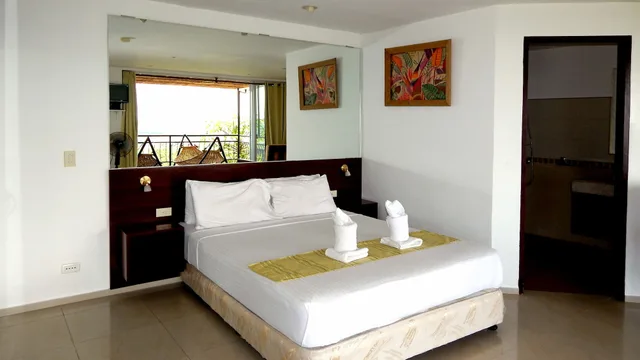 جناح استوديو ديلوكس بسريرين منفصلين بإطلالة على البحر، Bohol Vantage Resort 1/3