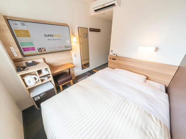 غرفة اقتصادية بسرير مزدوج، Super Hotel morioka 1/2