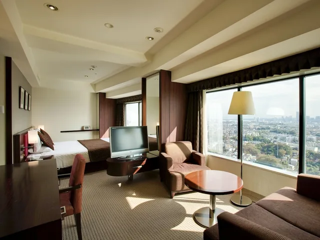 Deluxe, King Bed, Murphy Bed, with Extra Bed, Smoking، Shin Yokohama Prince Hotel 5/7