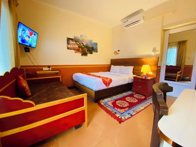 غرفة سوبيريور بسرير كوين بشرفة، Three Jewels Boutique Hotel 2/3