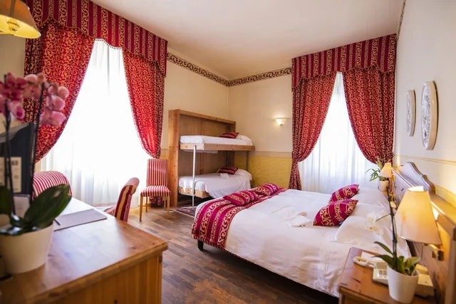 غرفة عائلية رباعية بغرفة نوم واحدة، Villa Imperina 2/3