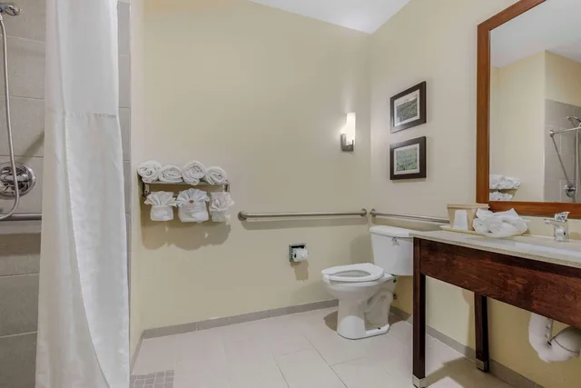 Suite, King Bed, Sofa, Accessible, Comfort Suites Benbrook - Fort Worth Southwest 2/3